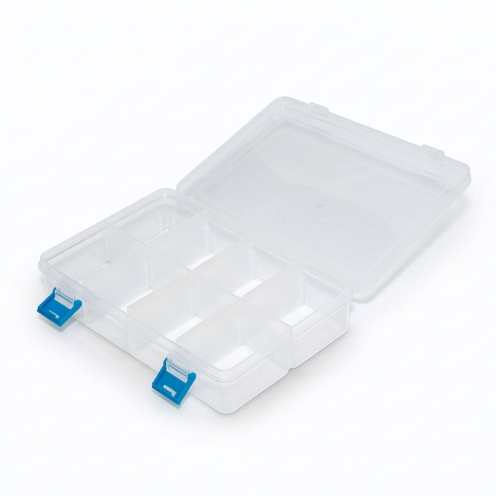 Clear 8-Compartment Storage Box by Bead Landing™